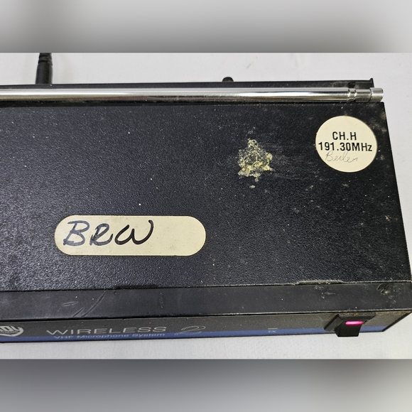 Vtg Nady VHF Wireless Receiver & Microphone System & LT-ST Transmitter 191.30MHz - Picture 4 of 12